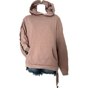 She Rises Conference Hoodie Blush Pink with Armour Bearer Embroidery Print